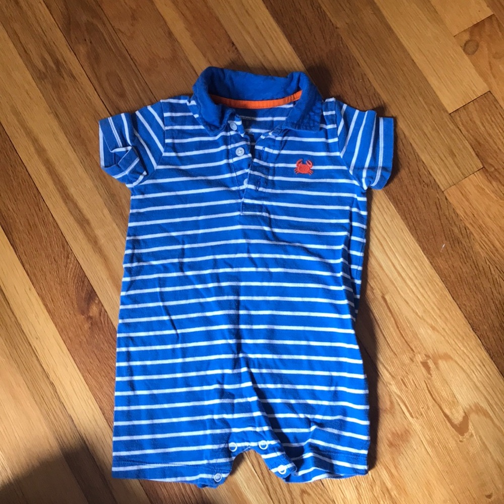 Carter’s crab romper 🦀
